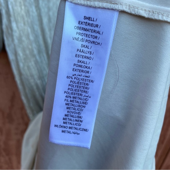 Adrianna Papell Twist Front Metallic Gown Size 22W - Picture 3 of 10